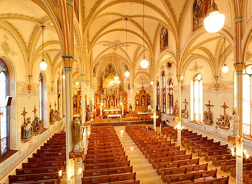 8 Wonders Of Kansas Art St Marys Catholic Church St Benedict